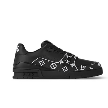 Louis Vuitton Trainer Sneaker – Black & White Monogram