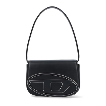"TD" Black Shoulder Bag