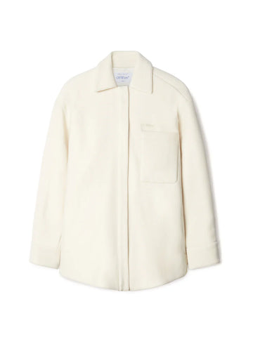 White Arrow Padded OFF-WHITE™ Overshirt