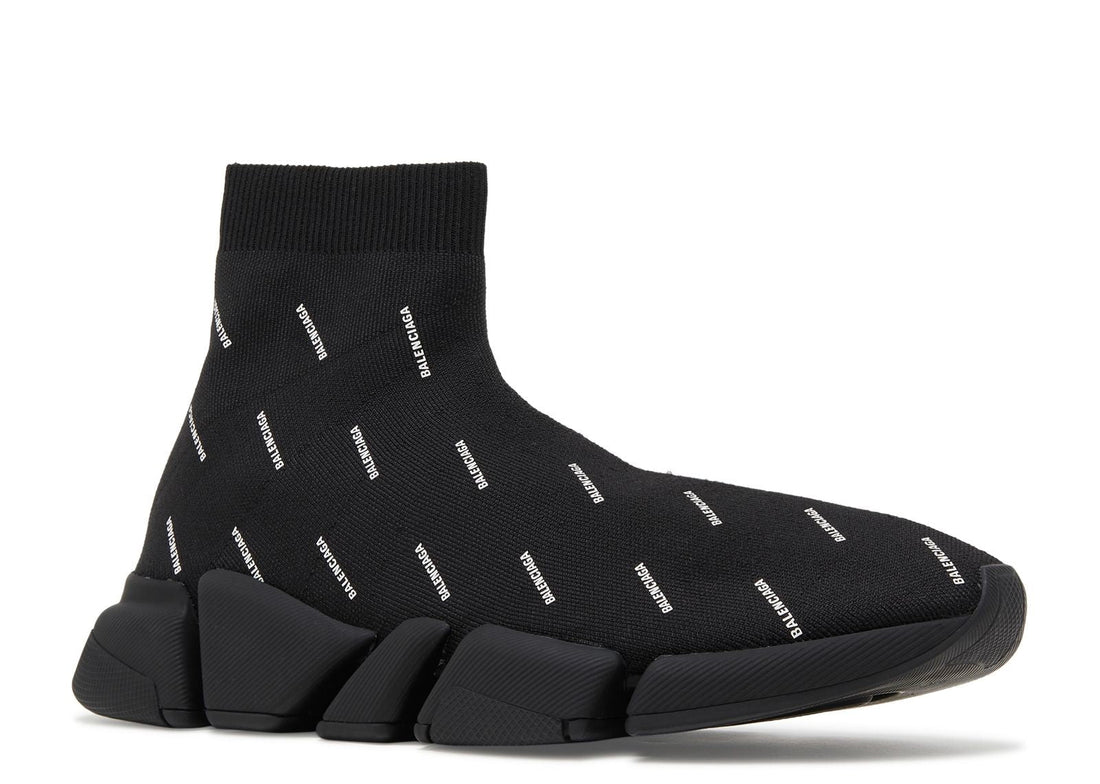 Balenciaga Speed 2.0 Sneaker 'All Over Logo - Black'