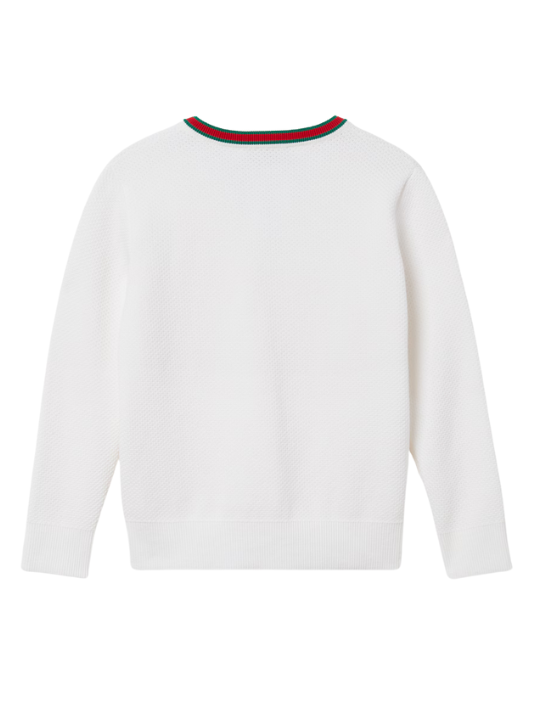 Gucci V-Neck Wool Knit Sweater