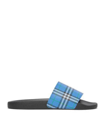 Burberry Check Print Slides